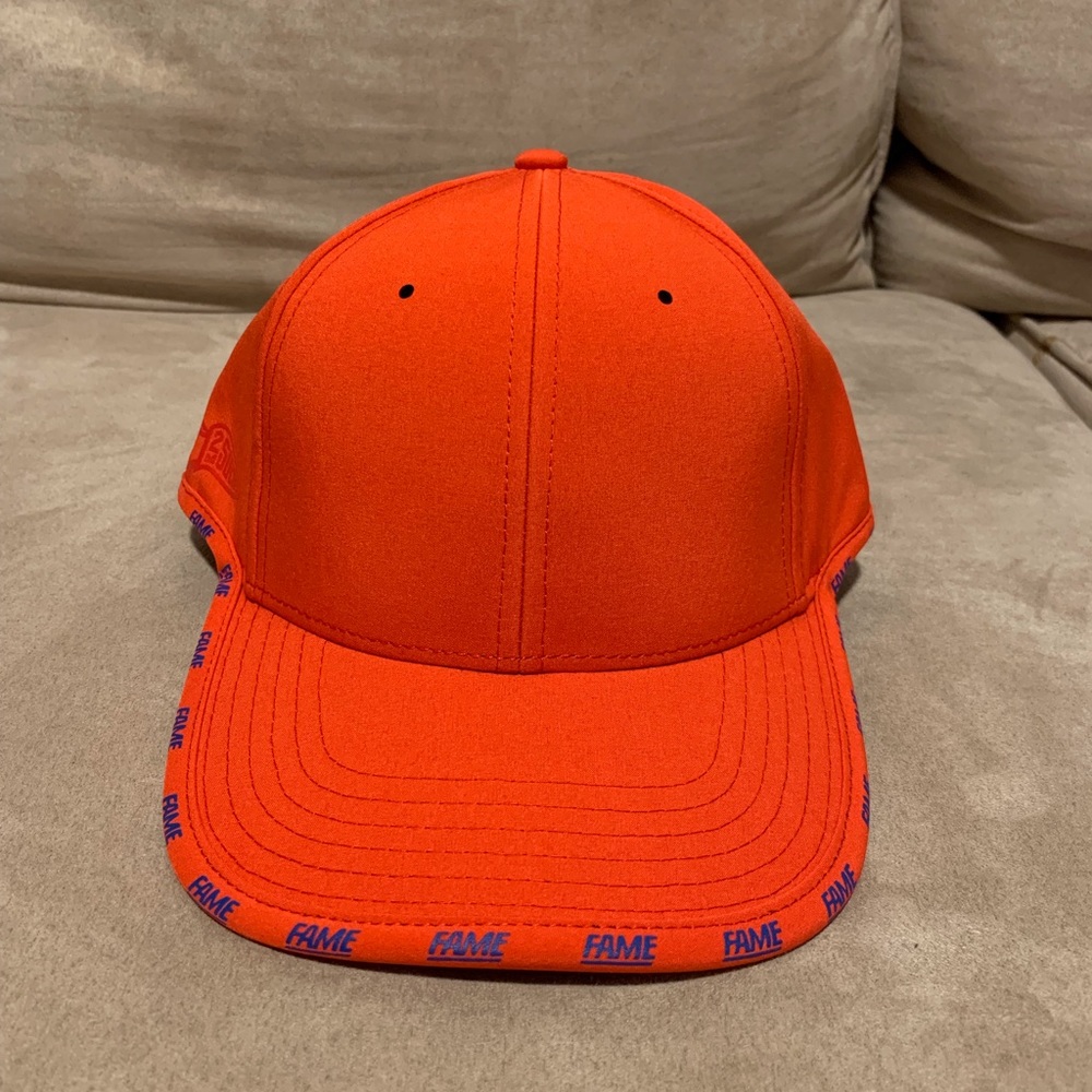 Orange Hat Velcro Strap Brand New Great Deal